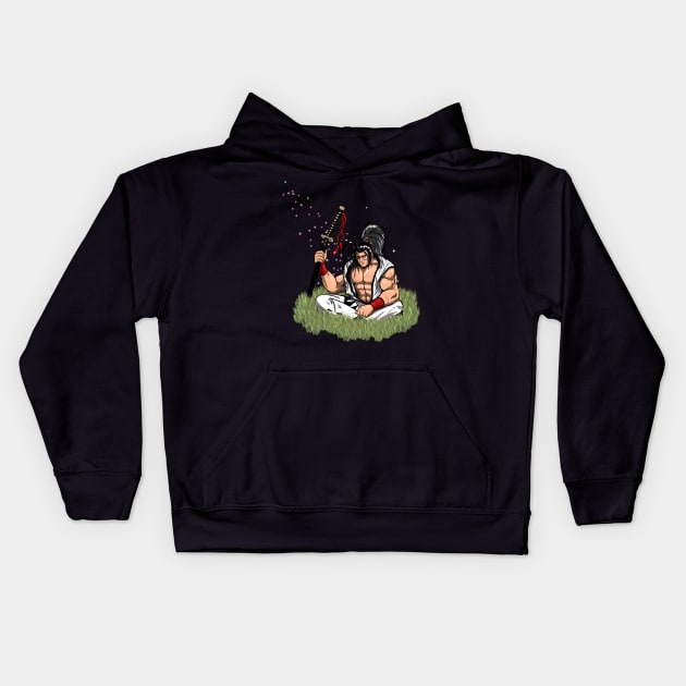 Haohmaru Kids Hoodie by PickledGenius